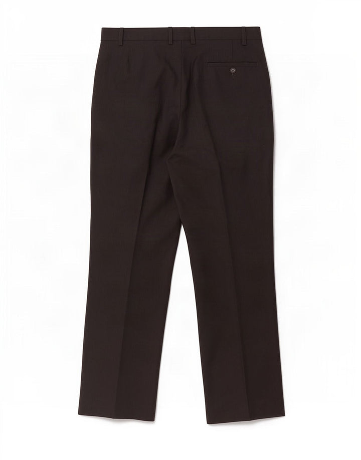 Marks & Spencer Mens Straight Suit Trousers W38 L33 Navy Blue Polyester