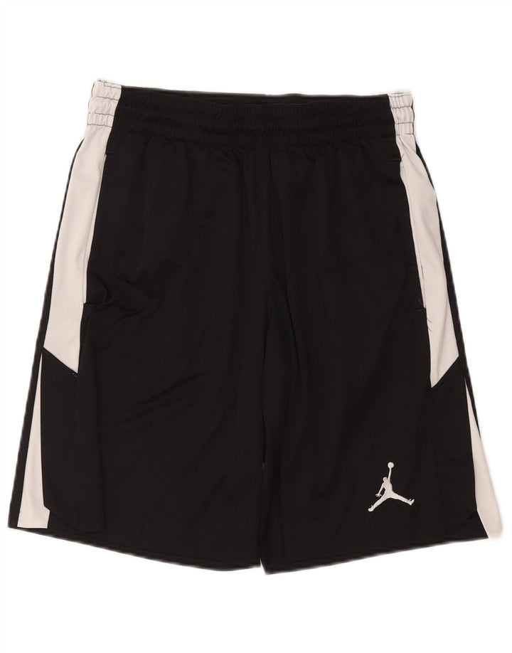 Jordan Mens Dri Fit Sport Shorts Medium  Black Colourblock Polyester