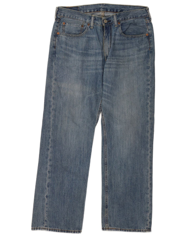 Levi's Mens 559 Relaxed Fit Straight Jeans W34 L30 Blue Cotton