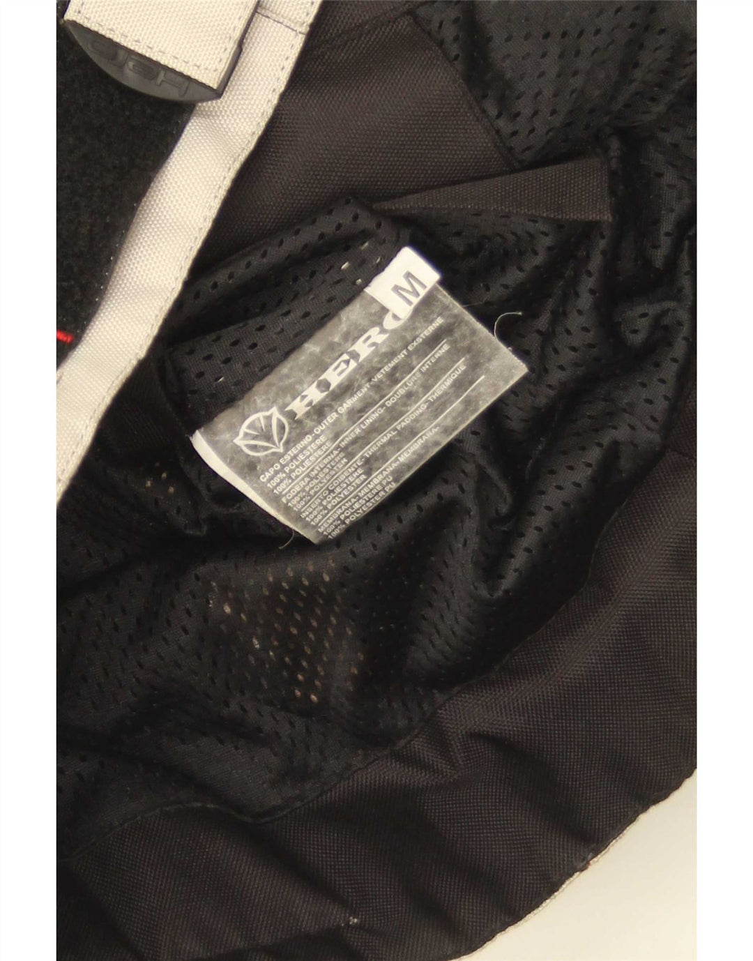 Aprilia Mens Graphic Racer Jacket UK 38 Medium Black Colourblock Polyester