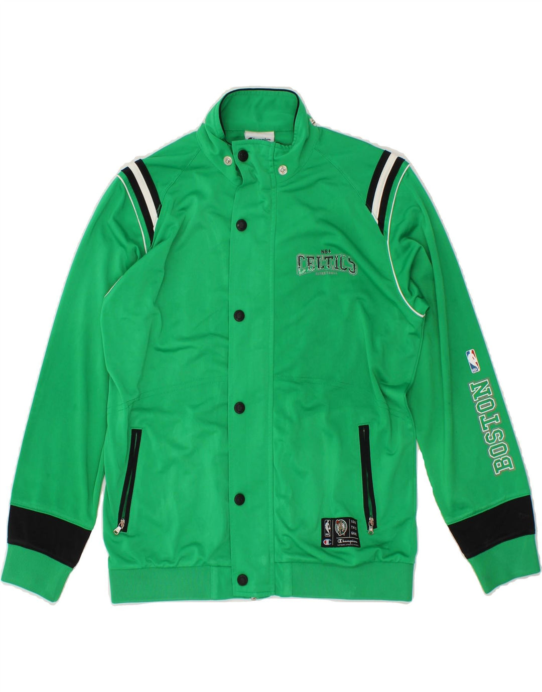 CHAMPION Boys Boston Tracksuit Top Jacket 11-12 Years Large Green Vintage Champion and Second-Hand Champion from Messina Hembry 