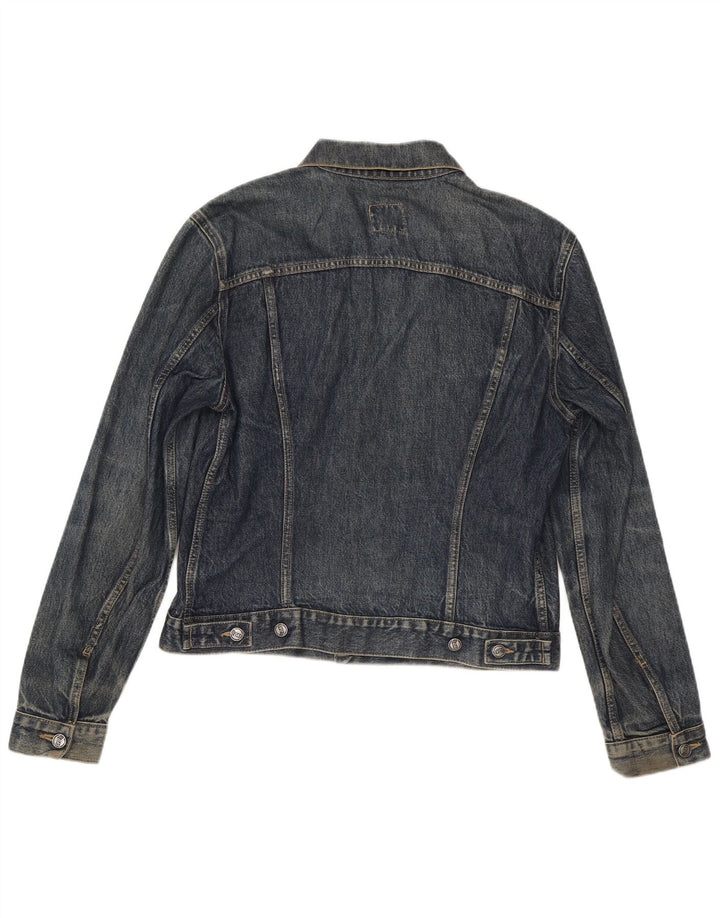 Gas Womens Denim Jacket UK 18 XL Blue Cotton