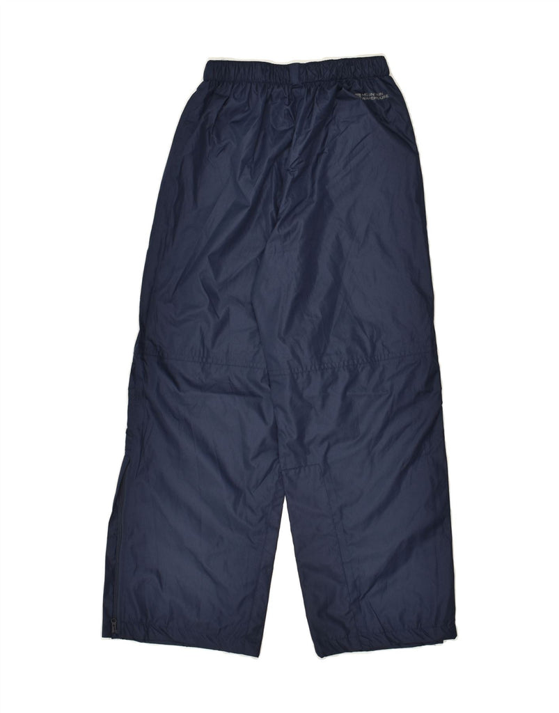 MOUNTAIN WAREHOUSE Boys Tracksuit Trousers 9-10 Years W20 L22  Navy Blue | Vintage Mountain Warehouse | Thrift | Second-Hand Mountain Warehouse | Used Clothing | Messina Hembry 