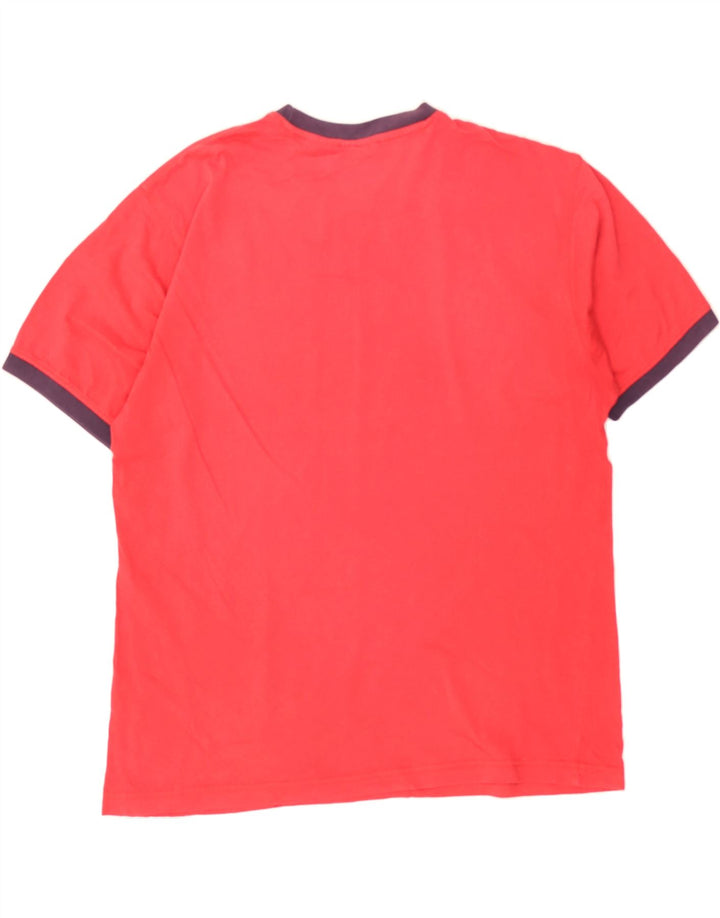 FILA Mens Graphic T-Shirt Top Medium Red Cotton Vintage Fila and Second-Hand Fila from Messina Hembry 
