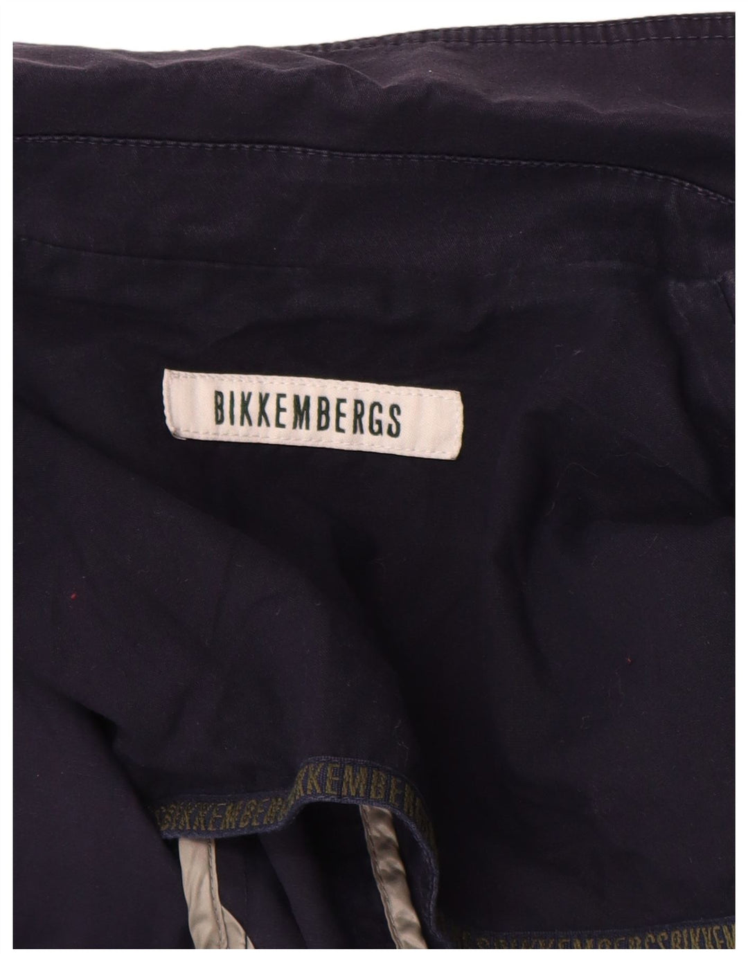 BIKKEMBERGS Mens 2 Button Blazer Jacket UK 38 Medium Navy Blue