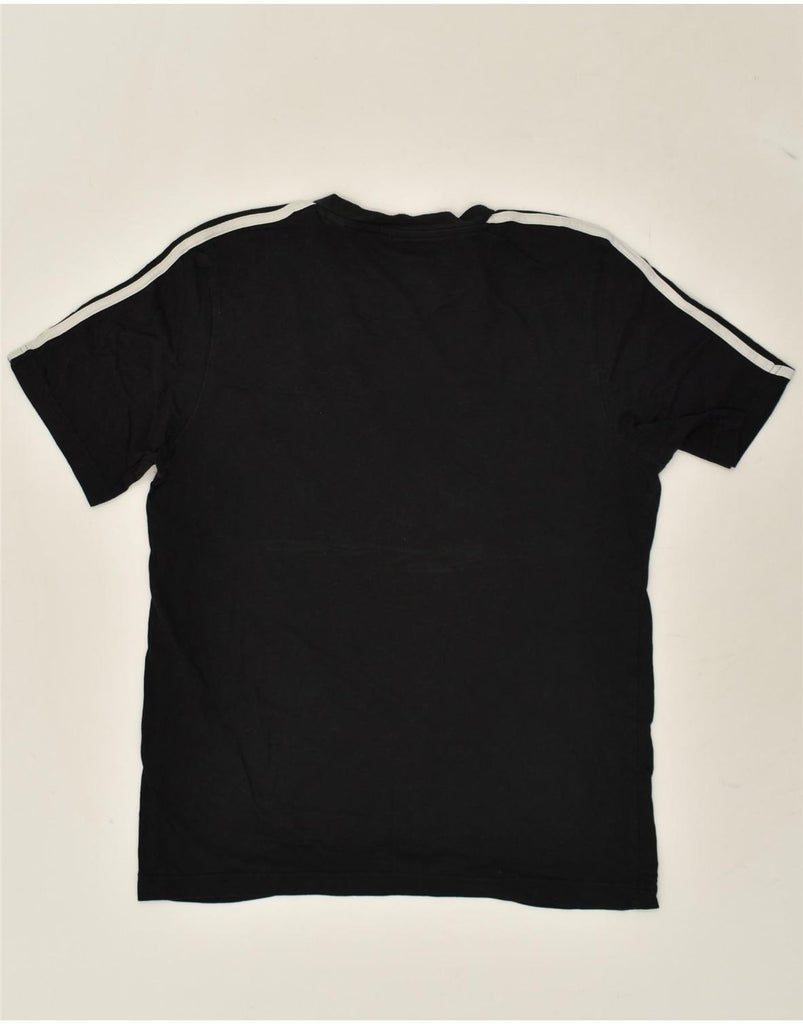 ADIDAS Mens T-Shirt Top Medium Black Cotton | Vintage Adidas | Thrift | Second-Hand Adidas | Used Clothing | Messina Hembry 