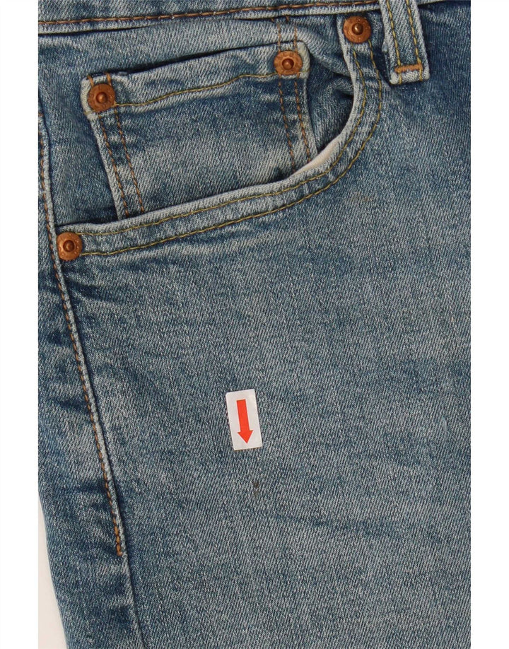Levi's Womens 512 Slim Tapered Jeans W30 L31 Blue Cotton