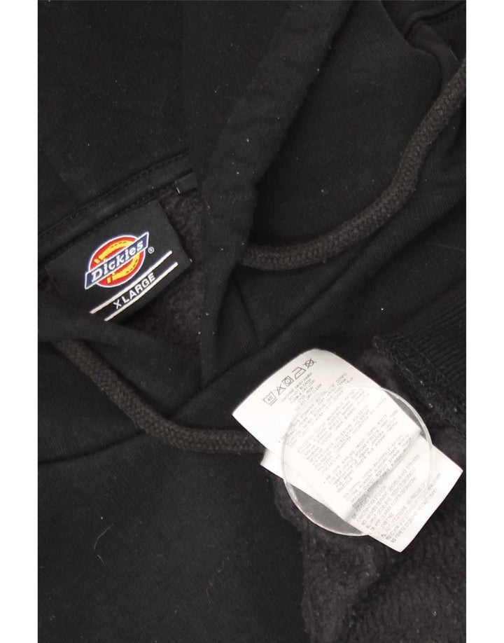 Dickies Mens Hoodie Jumper XL Black Cotton