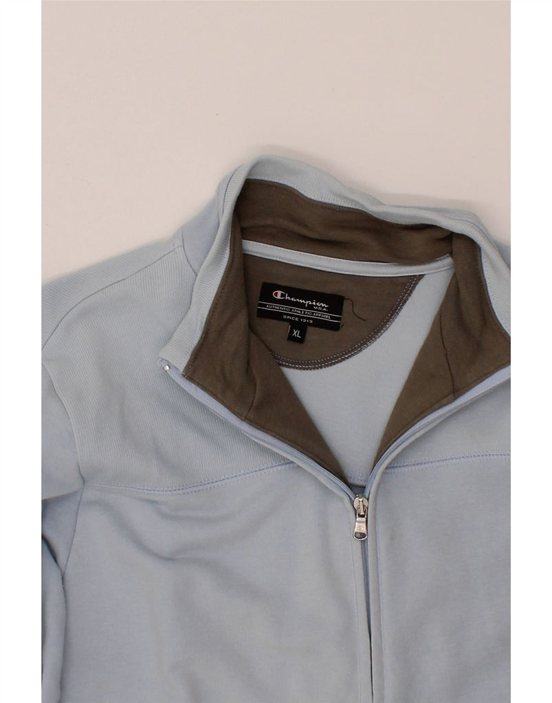 CHAMPION Womens Tracksuit Top Jacket UK 18 XL Blue Cotton Vintage Champion and Second-Hand Champion from Messina Hembry 