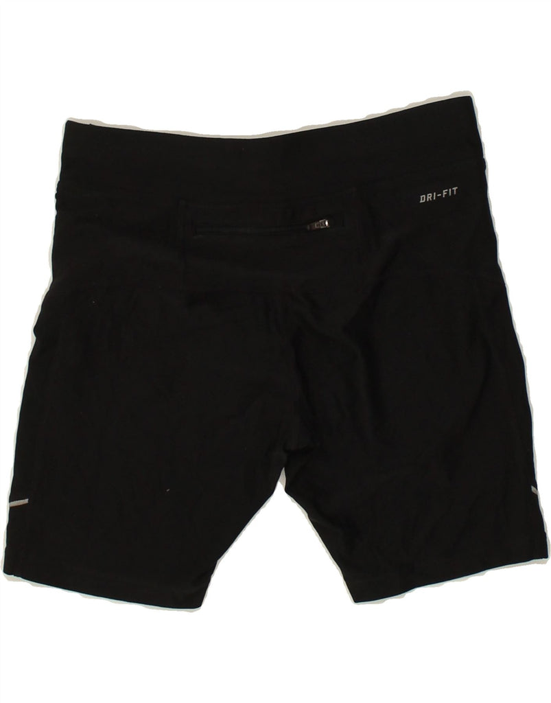 NIKE Womens Sport Shorts UK 10 Small Black | Vintage Nike | Thrift | Second-Hand Nike | Used Clothing | Messina Hembry 