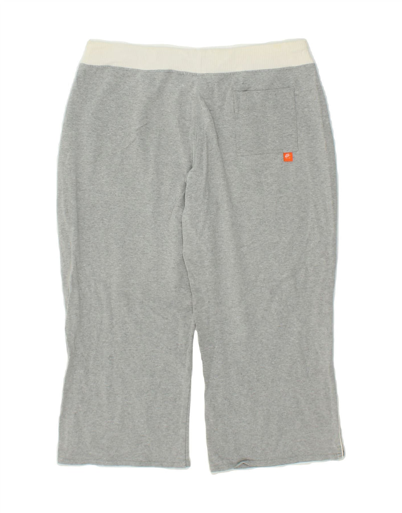 NIKE Womens Bermuda Sport Shorts UK 10/12 Medium  Grey Vintage Nike and Second-Hand Nike from Messina Hembry 