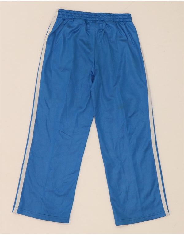 Adidas Girls Tracksuit Trousers 5-6 Years Blue Polyester