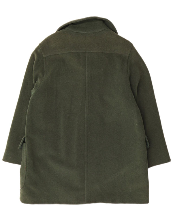 Max Mara Womens Oversized Overcoat UK 10 Small Green Wool