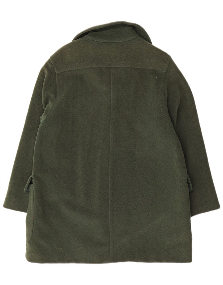 Max Mara Womens Oversized Overcoat UK 10 Small Green Wool