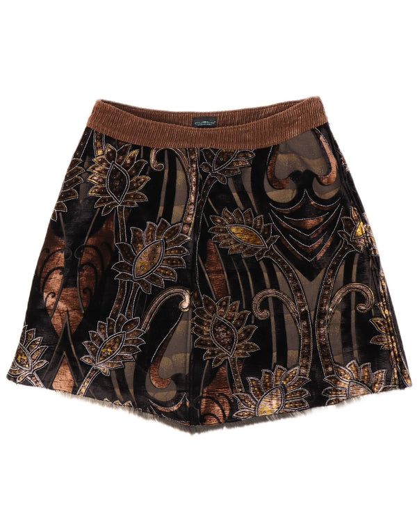 Custo Barcelona Womens Mini Skirt EU 38 Medium W32 Multicoloured Floral