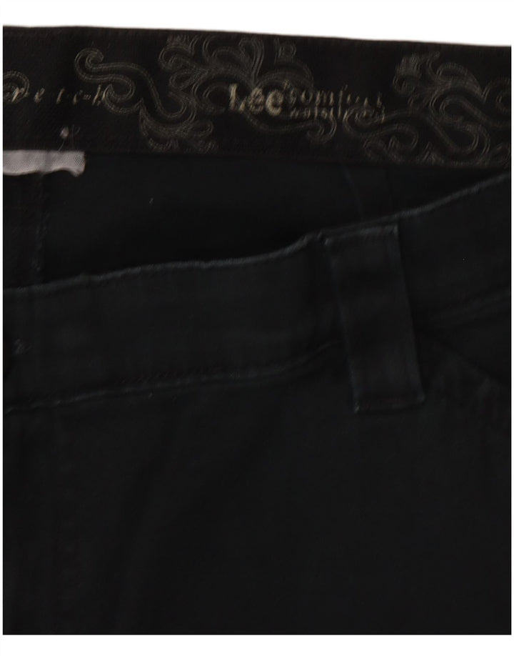 Lee Womens Straight Casual Trousers W40 L27 Navy Blue