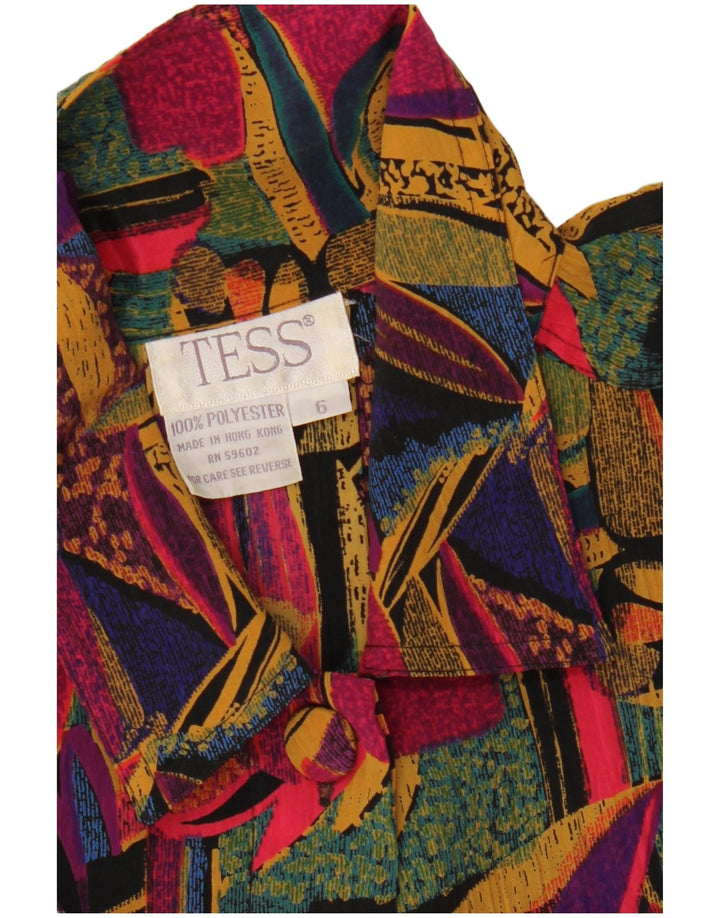 TESS Womens Oversized Shirt Blouse US 6 Medium Multicoloured Floral