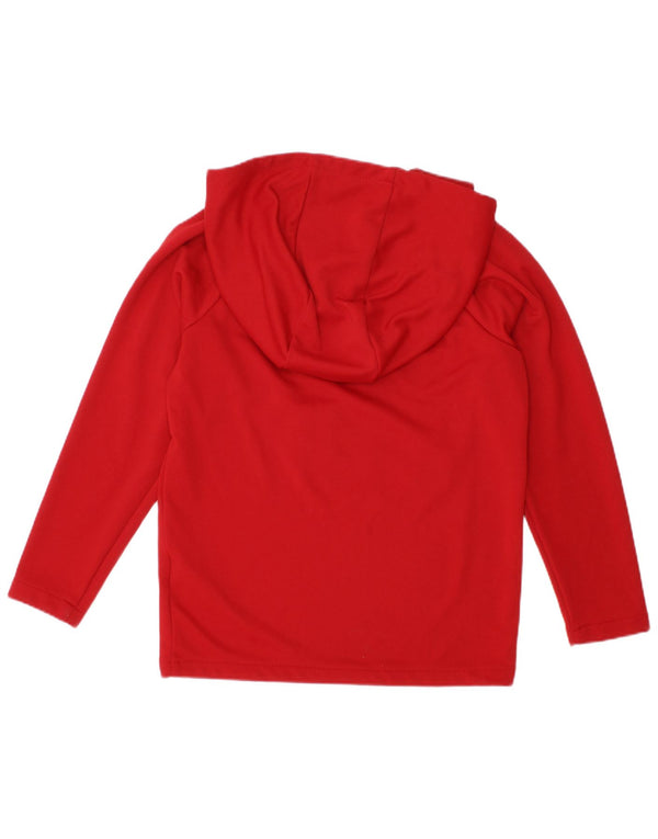 NIKE Boys Liverpool Graphic Hoodie Jumper 5-6 Years Medium  Red Polyester