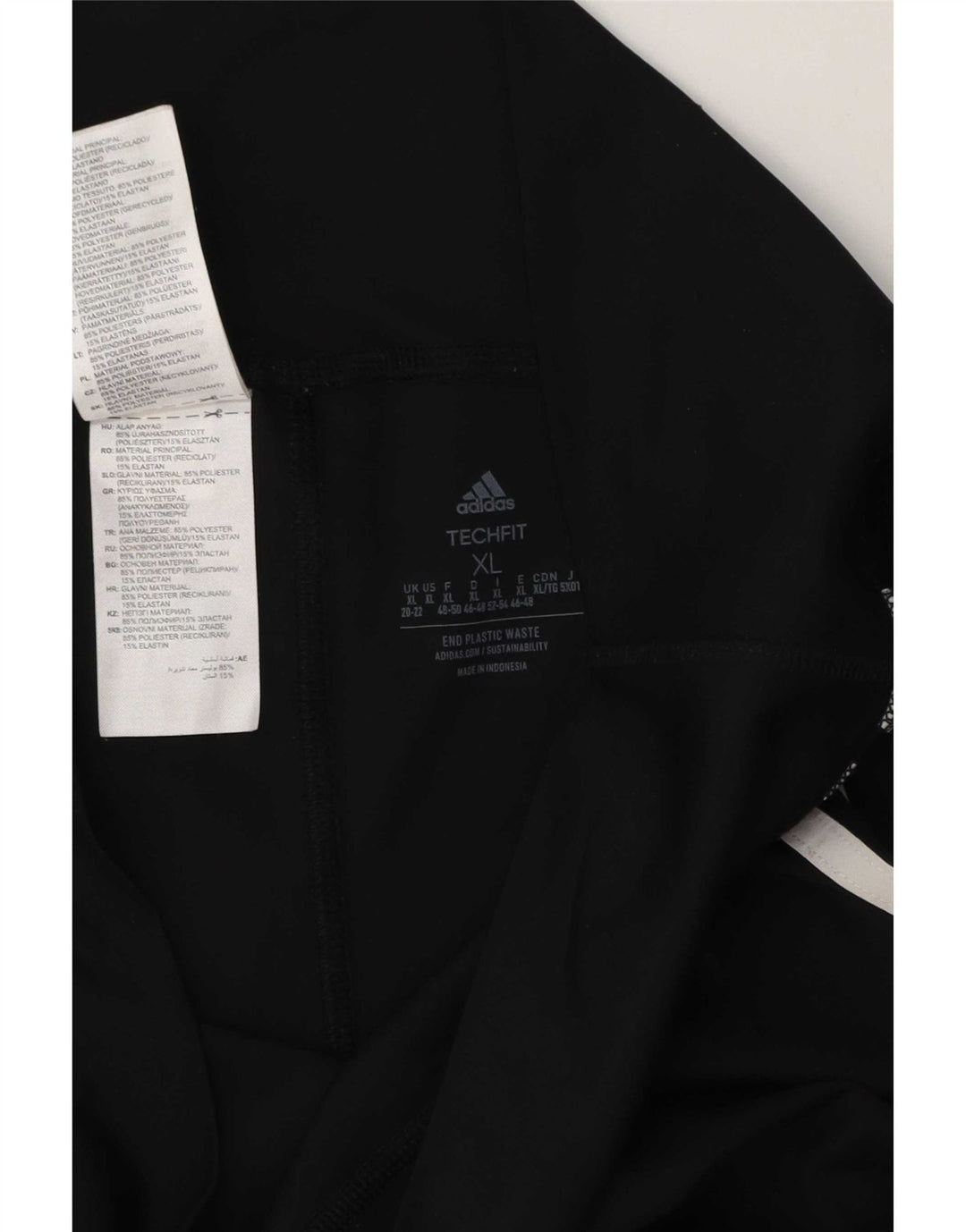 Adidas Womens Sport Shorts UK 20/22 XL Black Polyester