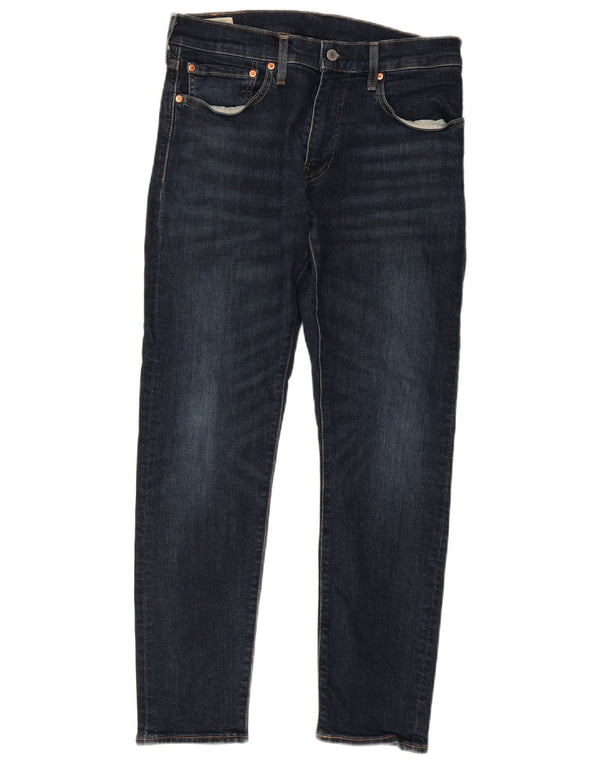 Levi's Mens 512 Slim Tapered Jeans W31 L30 Navy Blue Cotton