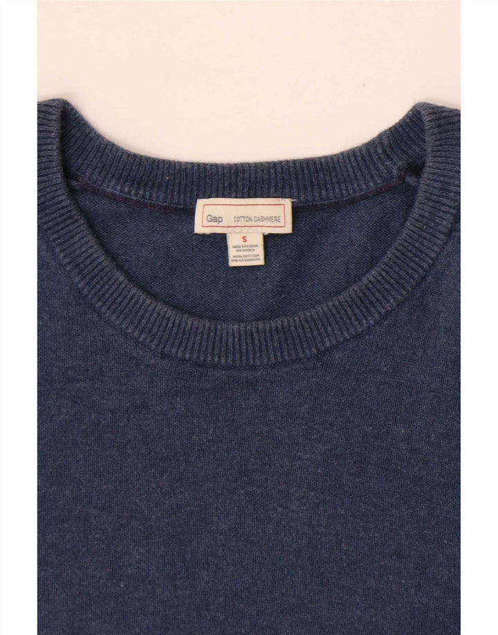 Gap Mens Crew Neck Jumper Sweater Small Navy Blue Cotton