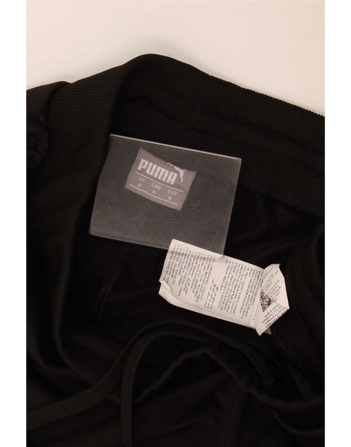Puma Mens Tracksuit Trousers Joggers Medium Black Polyester