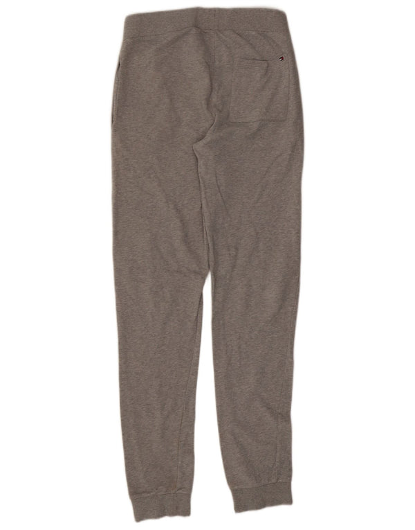 Tommy Hilfiger Mens Graphic Tracksuit Trousers Joggers Medium Grey Cotton