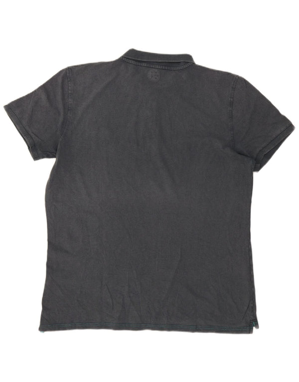 Maui and Sons Mens Polo Shirt XL Grey Cotton