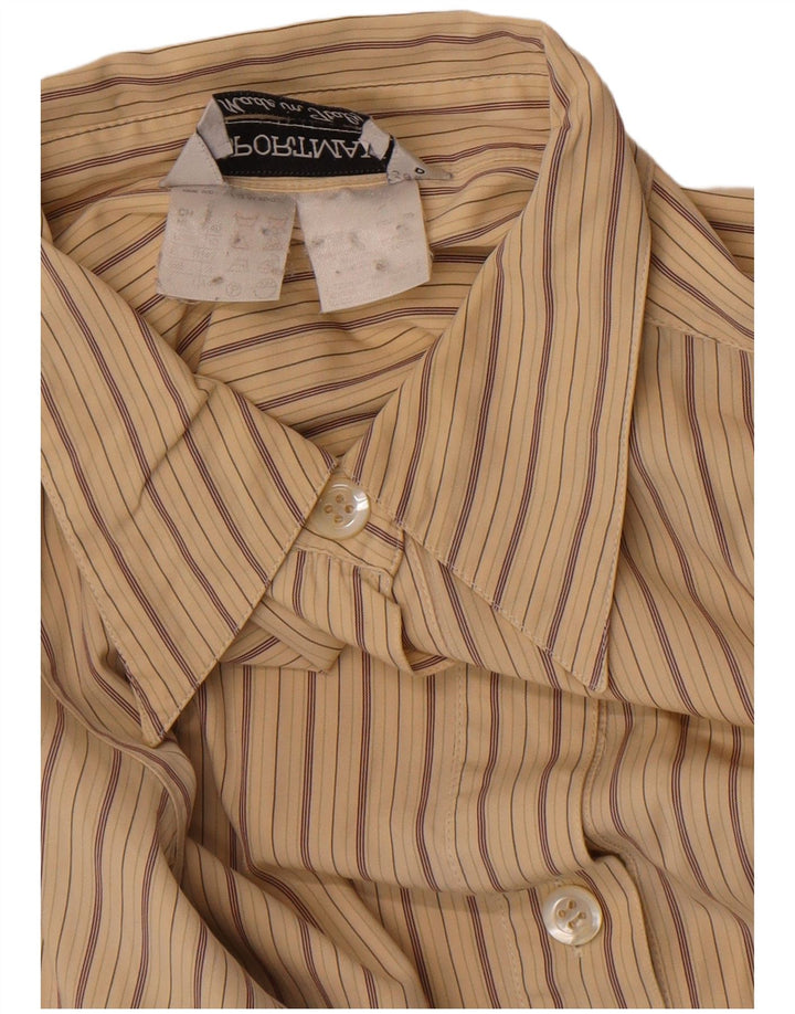 Sportmax Womens Shirt UK 14 Large  Beige Striped