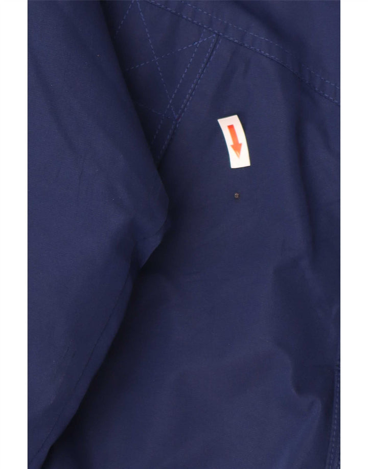 Cassin Mens Hooded Windbreaker Jacket IT 50 Large Navy Blue