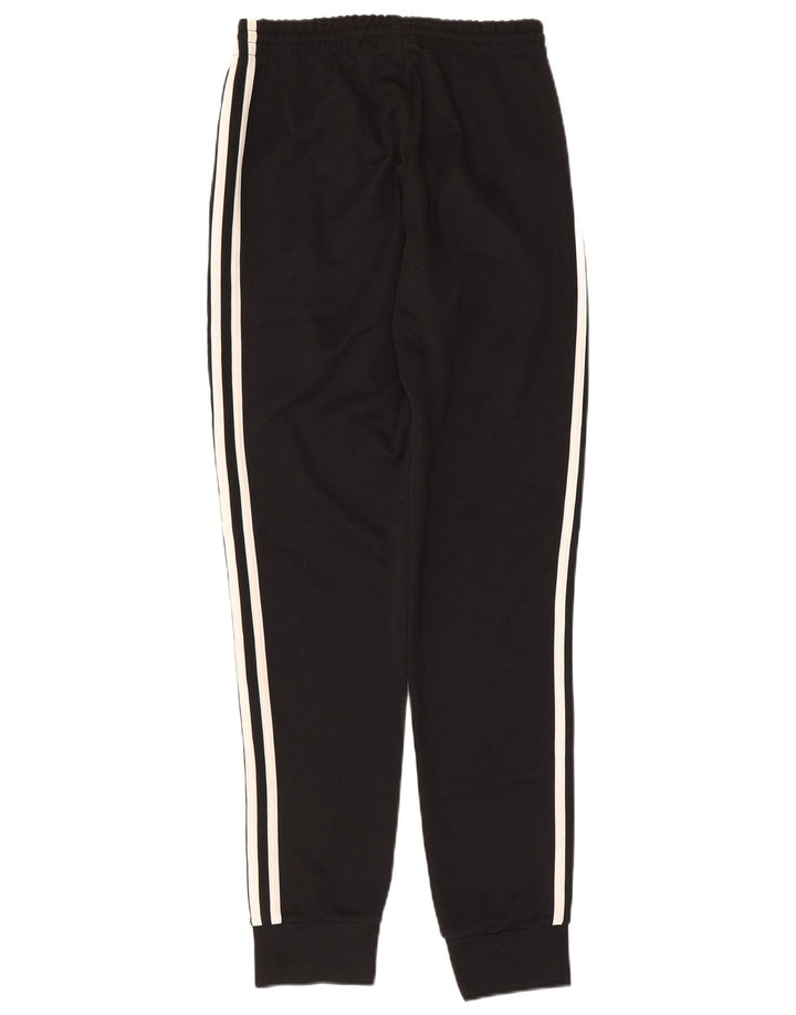 Adidas Mens Tracksuit Trousers Joggers Small Black Polyester