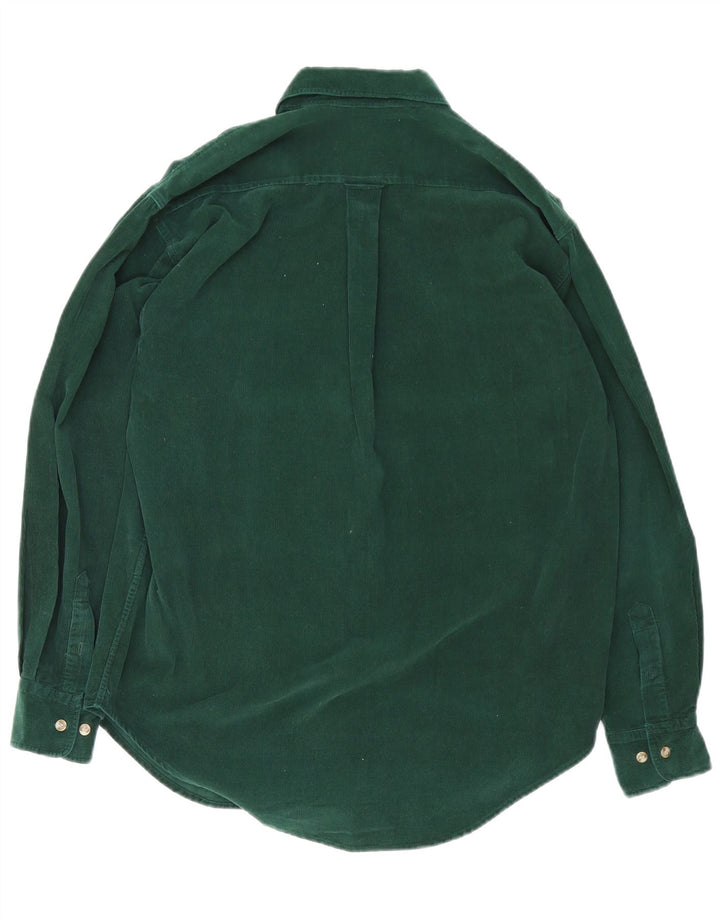 Balloon Mens Corduroy Shirt Medium Green Cotton