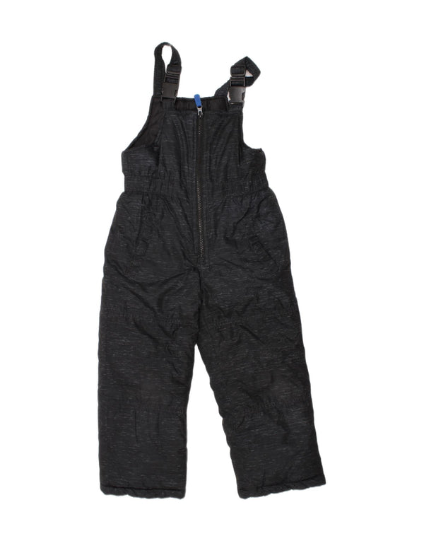 London Fog Boys Dungarees Ski Trousers 3-4 Years Small Grey Flecked