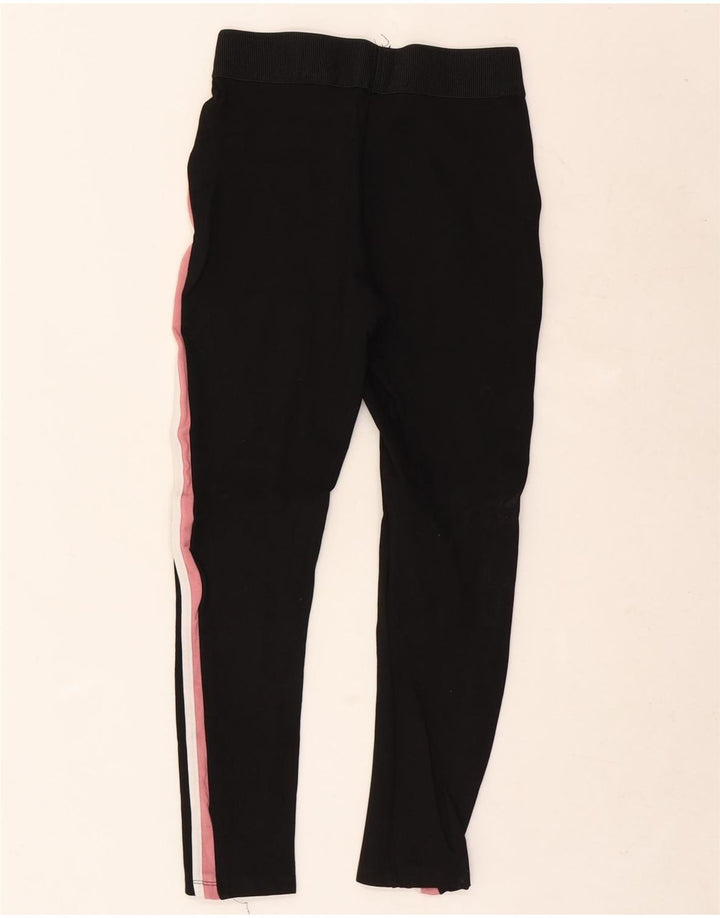 Zara Womens Leggings UK 10 Small  Black Striped
