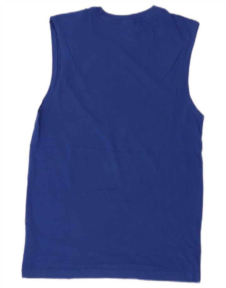 Nike Mens Graphic Vest Top XS Blue Cotton