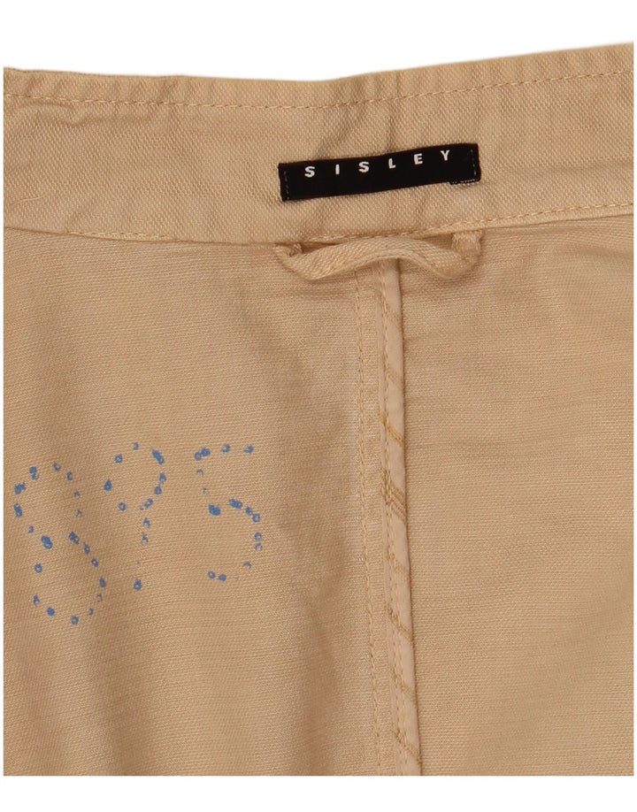 Sisley Mens Utility Jacket UK 38 Medium Beige