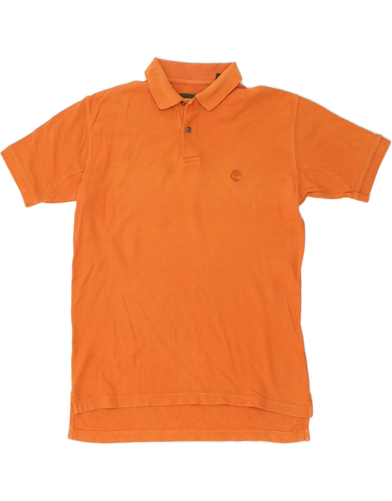 TIMBERLAND Mens Polo Shirt Medium Orange Cotton Vintage Timberland and Second-Hand Timberland from Messina Hembry 