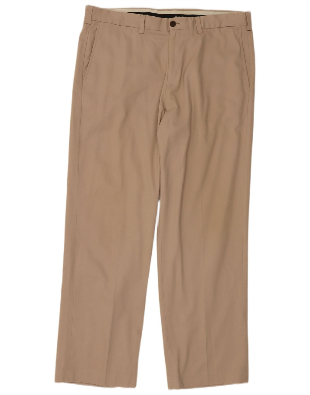 EDDIE BAUER Mens Relaxed Fit Chino Trousers W38 L32 Beige Cotton
