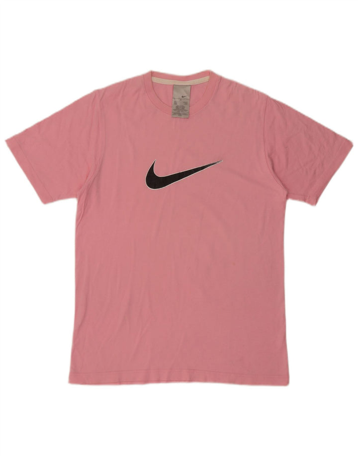 Nike Mens Graphic T-Shirt Top Medium Pink Cotton