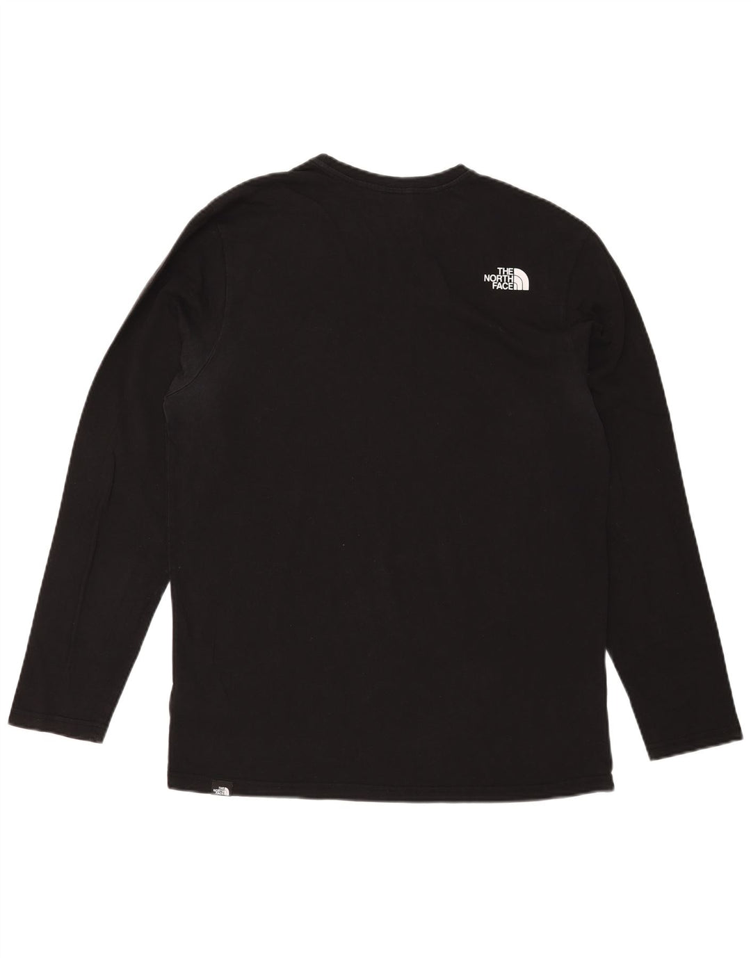 The North Face Mens Graphic Top Long Sleeve Large Black Cotton