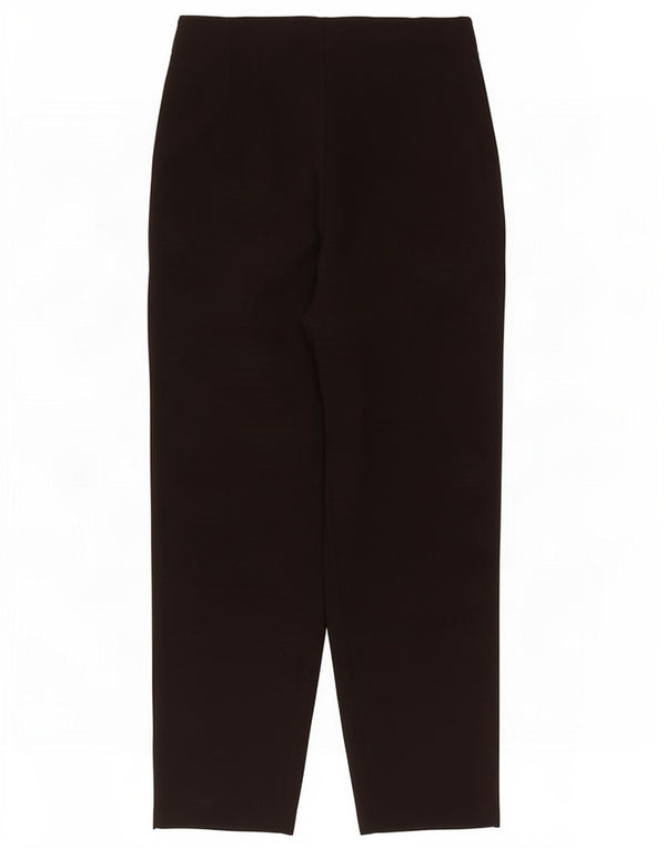 Zara Womens Tapered Casual Trousers Large W30 L26 Black Polyester
