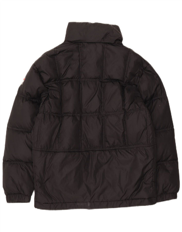 FILA Mens Hooded Loose Fit Padded Jacket IT 44 XS Black