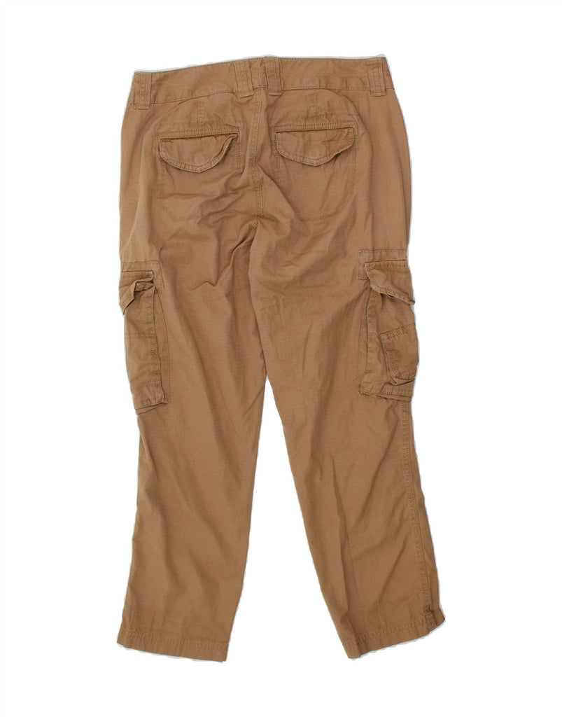 EDDIE BAUER Womens Slim Cargo Trousers US 2 XS W30 L26 Brown Cotton Vintage Eddie Bauer and Second-Hand Eddie Bauer from Messina Hembry 