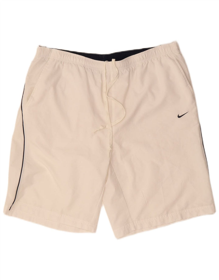 Nike Mens Sport Shorts Large White Polyester