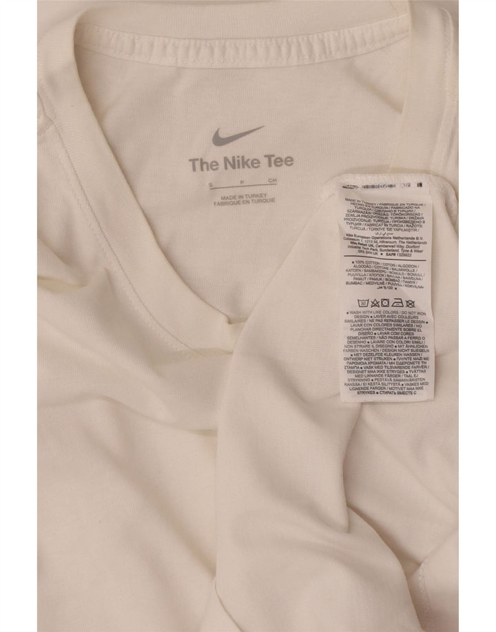 Nike Mens T-Shirt Top Small White Cotton