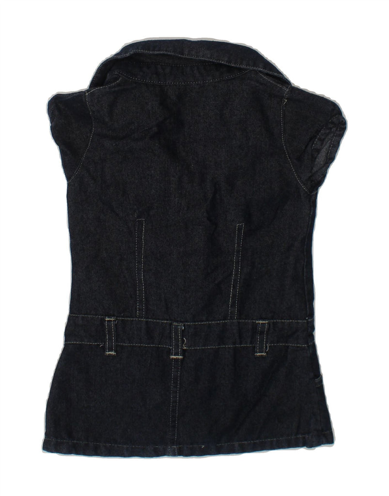 U.S. POLO ASSN. Baby Girls Denim Tutu Dress 12-18 Months Navy Blue Cotton Vintage U.S. Polo Assn. and Second-Hand U.S. Polo Assn. from Messina Hembry 