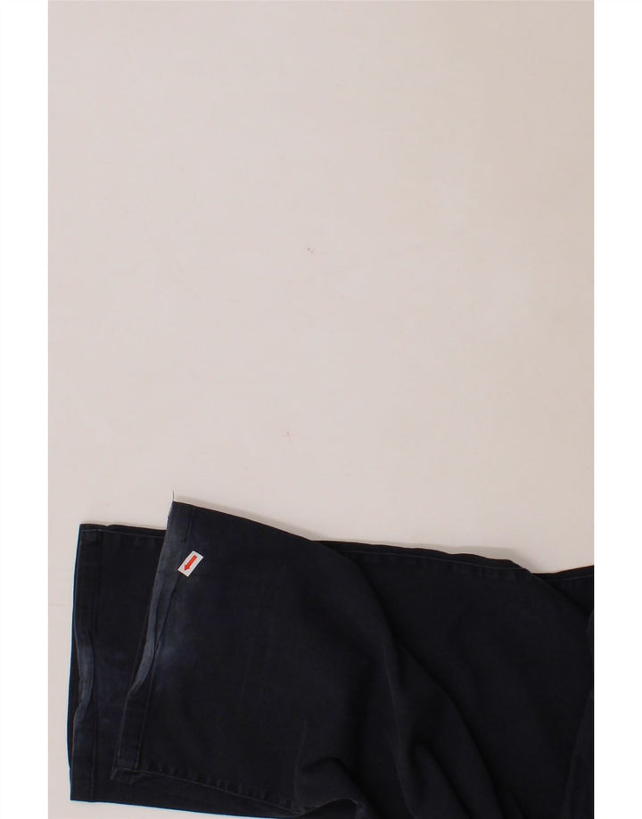 DICKIES Womens Straight Casual Trousers US 9 Medium W30 L31 Navy Blue Vintage Dickies and Second-Hand Dickies from Messina Hembry 
