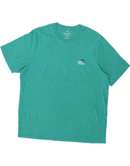 TOMMY BAHAMA Mens Graphic T-Shirt Top 3XL Turquoise Cotton