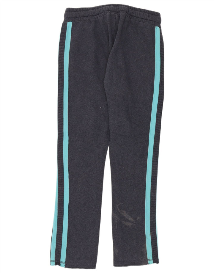 Superdry Womens Slim Tracksuit Trousers UK 14 Medium Navy Blue Colourblock