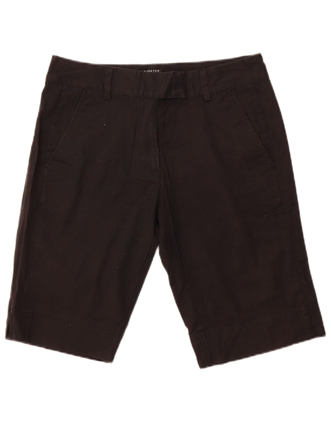 Adidas Womens Bermuda Shorts US 8 Medium W32 Black Cotton